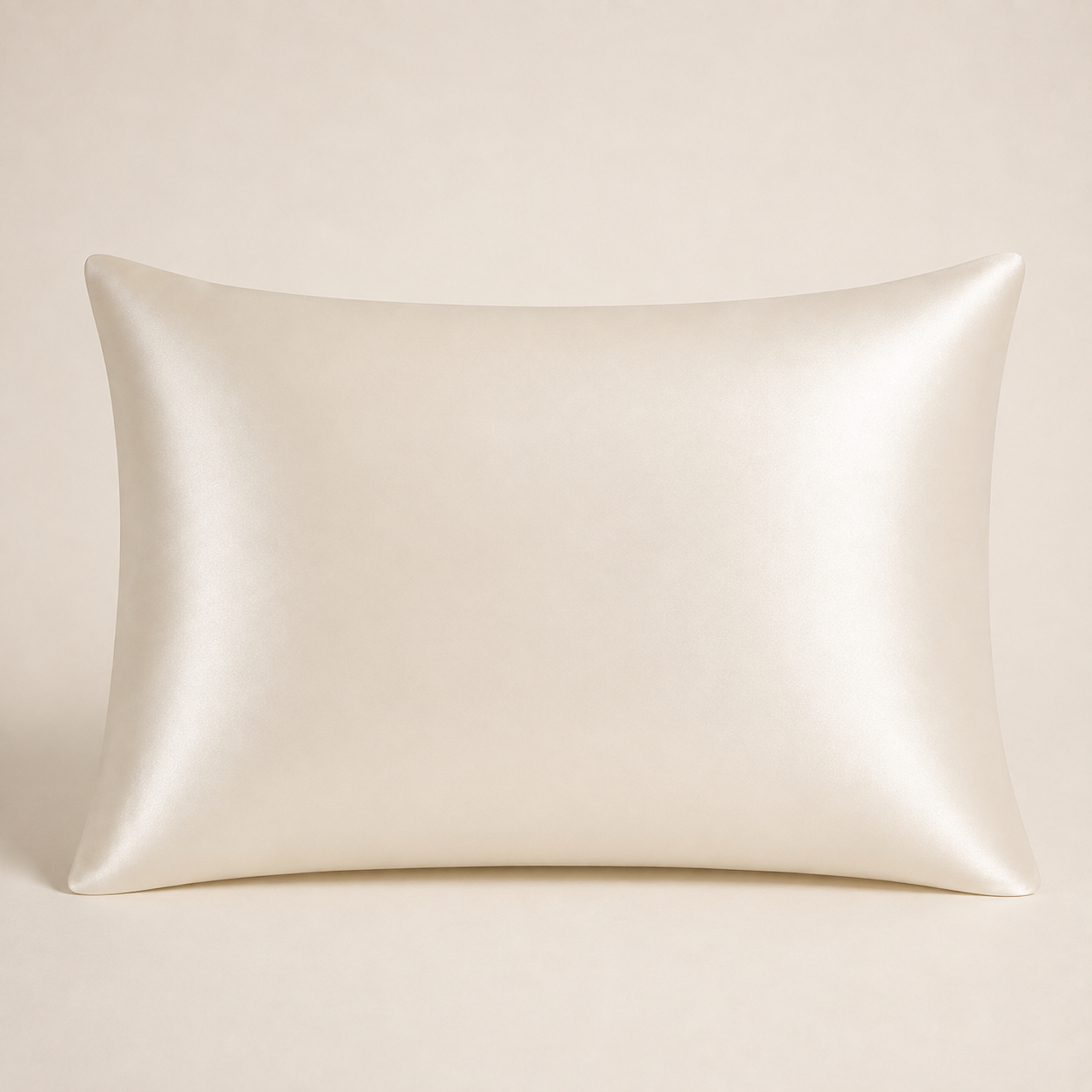 Taie d’Oreiller en Pure Soie de Mûrier 22 Mommes avec Passepoil